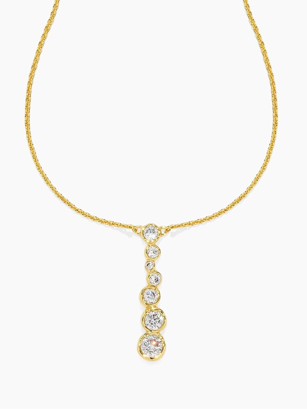 ALEXIS BITTAR • Asterales
Bubble Necklace Gold “Diamond”  CZ